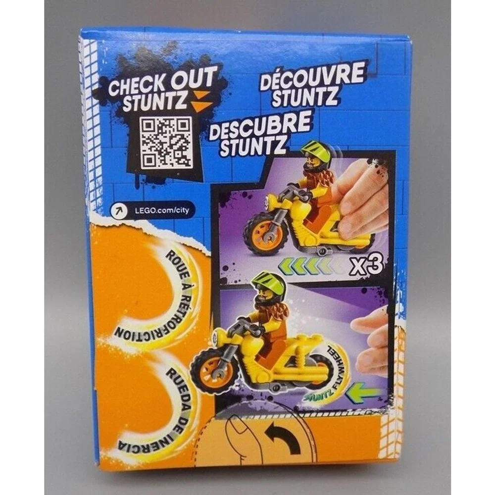 Lego City #60297 Stuntz Bike & Minifig Sealed Box 12 Pieces